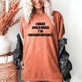 I Make Jokes When Im Uncomfortable Sarcastic Introvert Raglan Baseball Tee Women's Comfort Colors T-Shirt Yam I Make Jokes When Im Uncomfortable Sarcastic Introvert Raglan Baseball Tee Women's Comfort Colors T-Shirt Yam