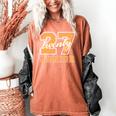Junior Class 2027 Graduation Back To School Orange Letters Premium Tri-Blend Women's Comfort Colors T-Shirt Yam