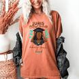 Juris Doctor Beauty Brains Juris Doctorate Graduation Women's Comfort Colors T-Shirt Yam