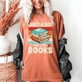 Just A Boy Who Loves Books Reading Bookworm Boys Kids Women's Comfort Colors T-Shirt Yam