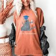 Just Graduated Cat With Graduation Cap And Diploma For Men Women Girls Kids Women's Comfort Colors T-Shirt Yam