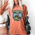 Just Let Me And My Dog By Lake Fishing Introvert Lifestyle Women's Comfort Colors T-Shirt Yam