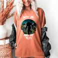 Just Me And My Yeti Retro Sunset Mountain Hiking Introvert Women's Comfort Colors T-Shirt Yam Just Me And My Yeti Retro Sunset Mountain Hiking Introvert Women's Comfort Colors T-Shirt Yam