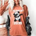 Kids Class Of 2030 Shirt Graduation Dabbing Panda Shirt Women's Comfort Colors T-Shirt Yam