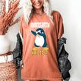 Kids Kindergarten Dabbing Penguin Nailed It Graduation Class 2021 Women's Comfort Colors T-Shirt Yam