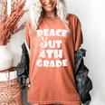 Kids Kids Peace Out 4th Grade For Graduation Women's Comfort Colors T-Shirt Yam