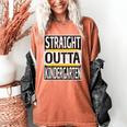 Kids Straight Outta Kindergarten Graduation Women's Comfort Colors T-Shirt Yam