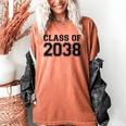 Kindergarten Class Of 2038 First Day School Graduation Women's Comfort Colors T-Shirt Yam
