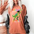 Kindergarten Graduation 1st Here We Come Class 2023 Dinosaur Women's Comfort Colors T-Shirt Yam
