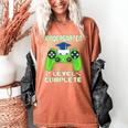 Kindergarten Graduation Level Complete Gamer Class 2024 Kids Women's Comfort Colors T-Shirt Yam