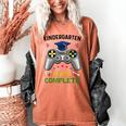 Kindergarten Level Complete Graduation Class 2023 Gamer Kids Women's Comfort Colors T-Shirt Yam