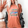 THIS LADY Will Never Own Enough BOOKS & YARN Women's Comfort Colors T-Shirt Yam