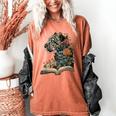 Leopard Book Flower Women's Comfort Colors T-Shirt Yam