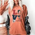 Love Coast Guard Mom Proud Coast Guard Graduation Mom Women's Comfort Colors T-Shirt Yam