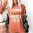 I Love Game Nights Host And Maybe 3 People Introvert Women's Comfort Colors T-Shirt Yam I Love Game Nights Host And Maybe 3 People Introvert Women's Comfort Colors T-Shirt Yam