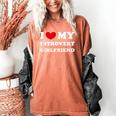 I Love My Introvert Girlfriend I Heart My Introvert GF Women's Comfort Colors T-Shirt Yam I Love My Introvert Girlfriend I Heart My Introvert GF Women's Comfort Colors T-Shirt Yam