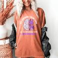 Love And Memory Floral Bain Inspirational Dementia Awareness Women's Comfort Colors T-Shirt Yam