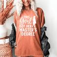 Masters Degree Art For Women Girls Masters Degree Graduation Women's Comfort Colors T-Shirt Yam