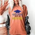 Masters Degree Proud Dad Graduation Shirt MBA Social Work Women's Comfort Colors T-Shirt Yam