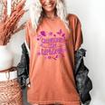 Masters Graduation Educated Latina Chingona Con Diploma Women's Comfort Colors T-Shirt Yam