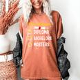 Masters Graduation Goal Digger Mastered It Women's Comfort Colors T-Shirt Yam