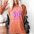 In Memory Of My Daughter Overdose Awareness Angel Wing Women's Comfort Colors T-Shirt Yam