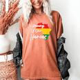 In Memory Of Our Heroes Pride Juneteenth Women's Comfort Colors T-Shirt Yam In Memory Of Our Heroes Pride Juneteenth Women's Comfort Colors T-Shirt Yam