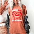 In My Memory Of My Nephew HEART DISEASE AWARENESS Women's Comfort Colors T-Shirt Yam In My Memory Of My Nephew HEART DISEASE AWARENESS Women's Comfort Colors T-Shirt Yam