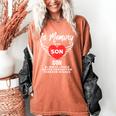 In Memory Of Son Con Customized Personalized Memorial Women's Comfort Colors T-Shirt Yam In Memory Of Son Con Customized Personalized Memorial Women's Comfort Colors T-Shirt Yam