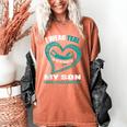 In My Memory Of My Son FOOD ALLERGIES AWARENESS Women's Comfort Colors T-Shirt Yam In My Memory Of My Son FOOD ALLERGIES AWARENESS Women's Comfort Colors T-Shirt Yam