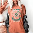 Mom In Memory Of My Mother Ovarian Cancer Shirts Tshirt Tees Women's Comfort Colors T-Shirt Yam Mom In Memory Of My Mother Ovarian Cancer Shirts Tshirt Tees Women's Comfort Colors T-Shirt Yam