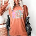 I Like Music More Than People Introvert Musician Retro Women's Comfort Colors T-Shirt Yam