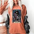 Mystical Library Book Reader The Introvert Tarot Card Women's Comfort Colors T-Shirt Yam Mystical Library Book Reader The Introvert Tarot Card Women's Comfort Colors T-Shirt Yam
