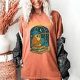 Night Owl Cozy Reading Tea Coffee Lover Bookworm Cute Women's Comfort Colors T-Shirt Yam