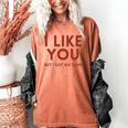 I Like You But Got No Game Introvert Minimalist Joke Women's Comfort Colors T-Shirt Yam