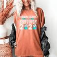 Nursing School Survivor Graduation Nurse RN 2020 Friend Women's Comfort Colors T-Shirt Yam