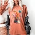 Octopus Book Reading Book Reader Ocean Octopus Women's Comfort Colors T-Shirt Yam
