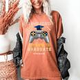 I Paused My Game To Graduate Class Of 2023 Gamer Graduation Women's Comfort Colors T-Shirt Yam