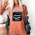 Powered By Introvert Inside Embrace Your Quiet Strength Women's Comfort Colors T-Shirt Yam Powered By Introvert Inside Embrace Your Quiet Strength Women's Comfort Colors T-Shirt Yam