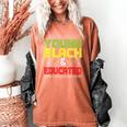 Proud African American Educated Graduation Women's Comfort Colors T-Shirt Yam