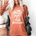 Proud Aunt Of a 2022 Graduate Class Of 2022 Graduation Women's Comfort Colors T-Shirt Yam