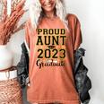 Proud Aunt Of A 2023 Graduate Family Matching Graduation Women's Comfort Colors T-Shirt Yam