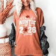 Proud Auntie Of A 2026 Senior Football Graduation Family Women's Comfort Colors T-Shirt Yam