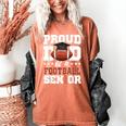 Proud Dad Of a Football Senior 2026 Graduation Women's Comfort Colors T-Shirt Yam