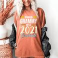 Proud Grammy Of A 2021 Graduate Graduation Clothes MBA PhD Women's Comfort Colors T-Shirt Yam