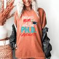 Proud Mom PhD Doctoral Graduation Doctorate Degree Women's Comfort Colors T-Shirt Yam