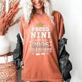 Proud Nini Of A Class Of 2025 Graduate Senior Graduation Women's Comfort Colors T-Shirt Yam