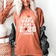 Proud Papa Of A 2026 Senior Football Graduation Dad Women's Comfort Colors T-Shirt Yam