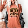 Proud Sister Of A 2024 Graduate Senior Graduation Women's Comfort Colors T-Shirt Yam