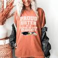 Proud Sister Of A Grad Class Of 2018 Graduation Apparel Women's Comfort Colors T-Shirt Yam